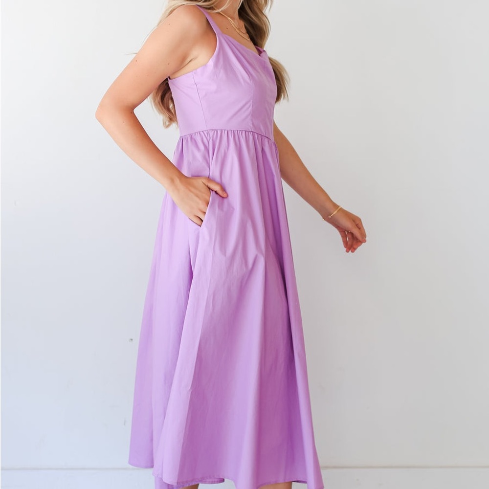 ⭐️Gala Perfection lavender maxi. Scalloped neckline - Picture 5 of 16
